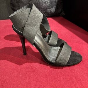 Elegant Black Strappy Heels